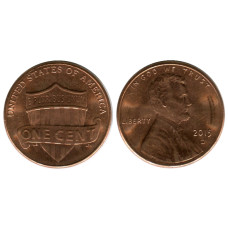 1 цент США 2015 г. (D)