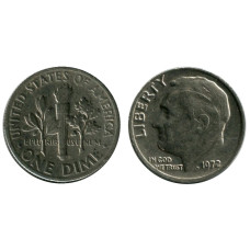 10 центов (дайм) США 1972 г.