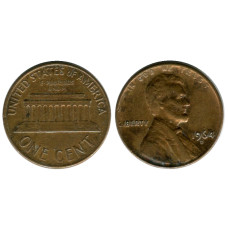 1 цент США 1964 г. (D)