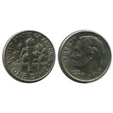 10 центов (дайм) США 2001 г. (P)