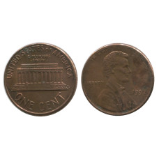 1 цент США 1992 г.
