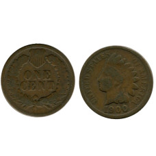 1 цент США 1900 г.