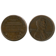 1 цент США 1999 г. (D)