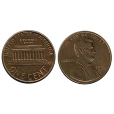 1 цент США 1998 г.
