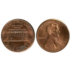 1 цент США 2006 г. (D)