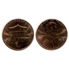 1 цент США 2016 г.