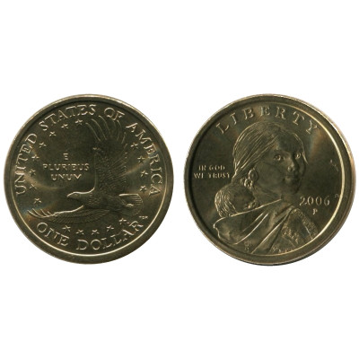 Монета 1 доллар США 2006 г., Парящий орёл (P)