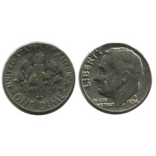 10 центов (дайм) США 1974 г. (D)