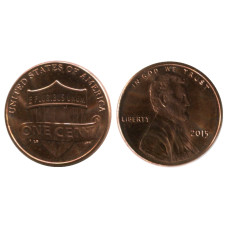 1 цент США 2015 г.