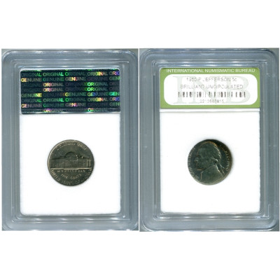 Монета 5 центов США 1960 г. (P)