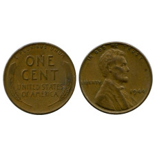 1 цент США 1944 г.