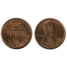 1 цент США 1996 г. (D)
