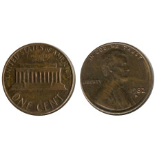 1 цент США 1982 г. (D)