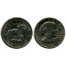 1 доллар США 1980 г., Сьюзен Энтони (D)