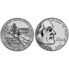 5 центов США 2005 г., Выход к океану (P)