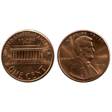 1 цент США 1999 г.