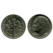 10 центов (дайм) США 1982 г. (P)