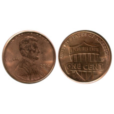 1 цент США 2014 г.