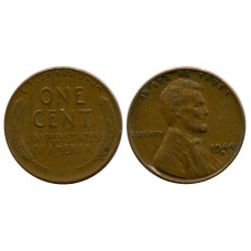 1 цент США 1944 г. (D)