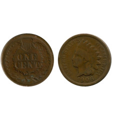 1 цент США 1906 г.