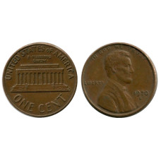 1 цент США 1970 г. D