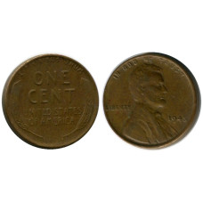 1 цент США 1945 г.