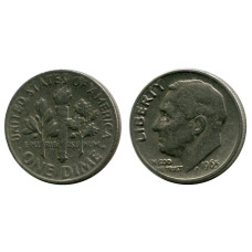 10 центов (дайм) США 1965 г.