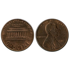 1 цент США 2007 г.