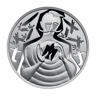 Монета 5 гривен Украины 2024 г. Ни пуля, ни сабля!