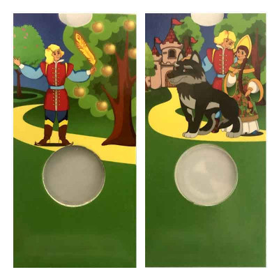 Блистер под монету 25 рублей "Иван Царевич и Серый Волк"