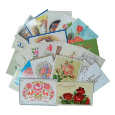 Набор 28 открыток СССР "С Днем Рождения!"