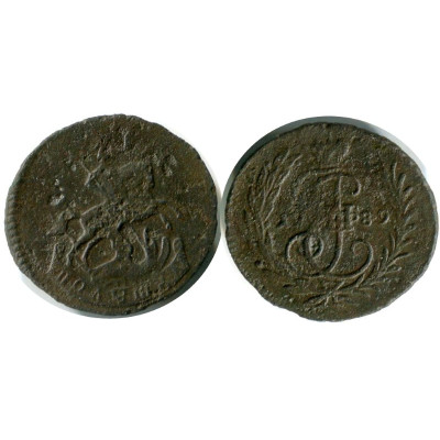 Монета Полушка 1789 г. б/б