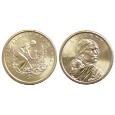 1 доллар США 2009 г., Посадка культур (D)