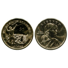 1 доллар США 2015 г., Рабочие Мохоки (D)