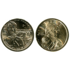 1 доллар США 2018 г., Джим Торп (D)
