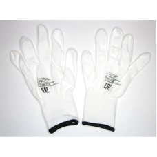 Перчатки белые (нейлоновые, L-XL)