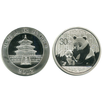 Монетовидный жетон Китайская панда 2012 г.