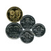 Набор 5 монетовидных жетонов Донбаса