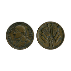 Медаль с изображением борца за независимость Теобальда Вольфе Тоуна 1798 г.