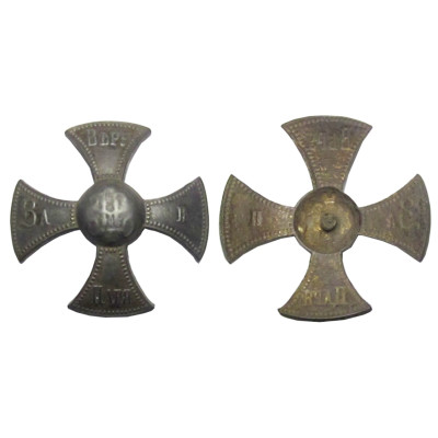 Ополченский крест участника Крымской войны 1855 г. (Николай I)