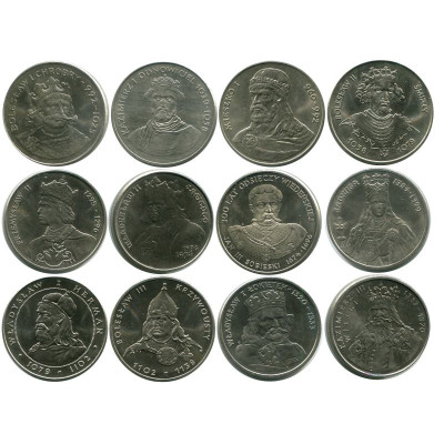 Монета Набор памятных монет Польши серия Польские Короли